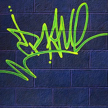 Nein graffiti tag